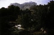 Joseph Anton Koch Mountain Scene Spain oil painting artist